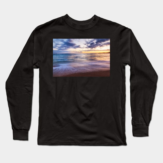 Kauai Sunset Long Sleeve T-Shirt by JeffreySchwartz